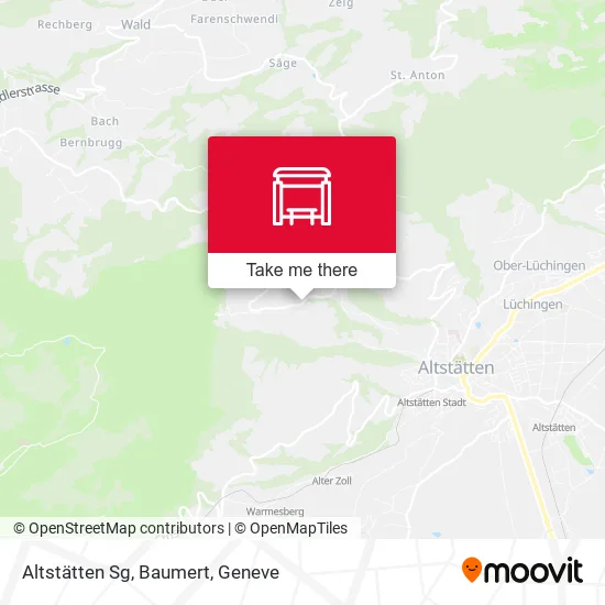 Altstätten Sg, Baumert map