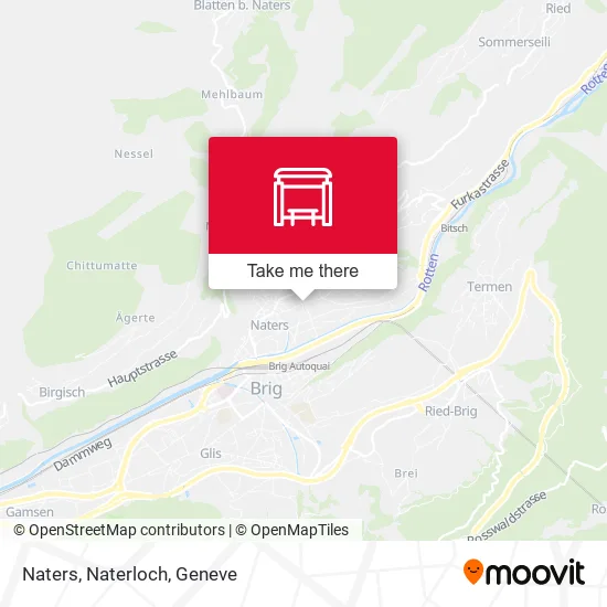 Naters, Naterloch map