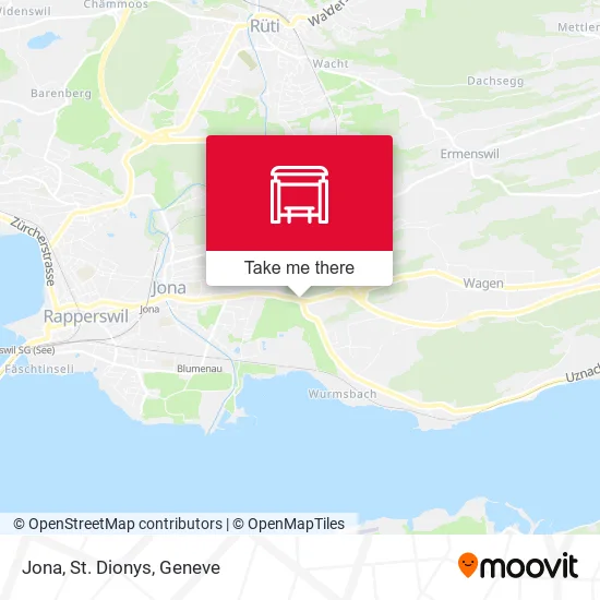 Jona, St. Dionys map