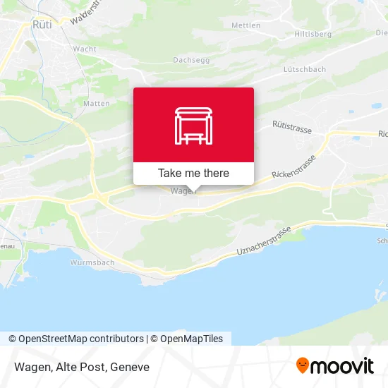 Wagen, Alte Post map