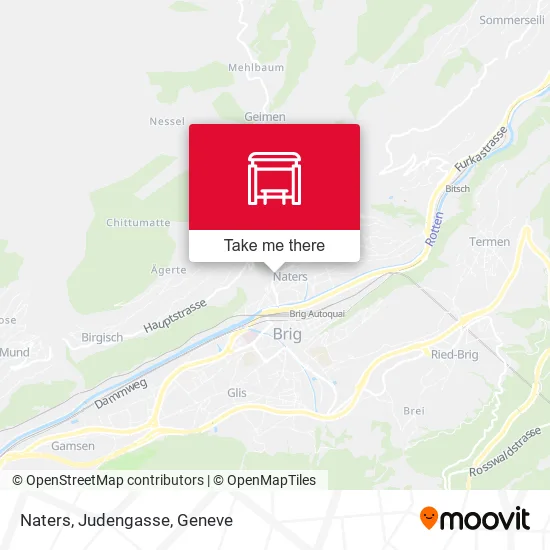 Naters, Judengasse map