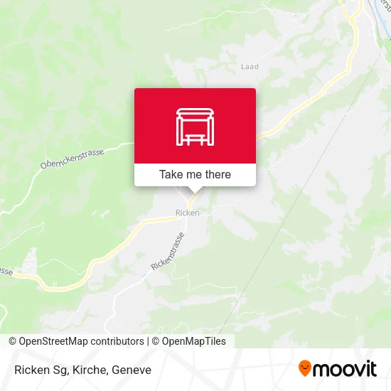 Ricken Sg, Kirche map