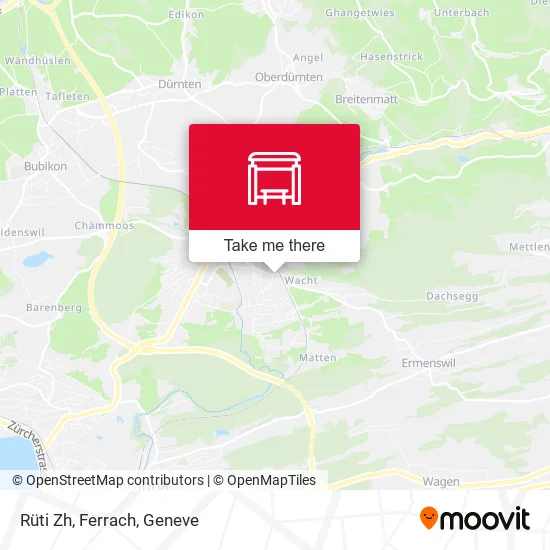 Rüti Zh, Ferrach map