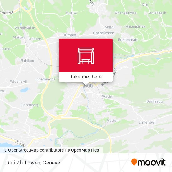 Rüti Zh, Löwen map