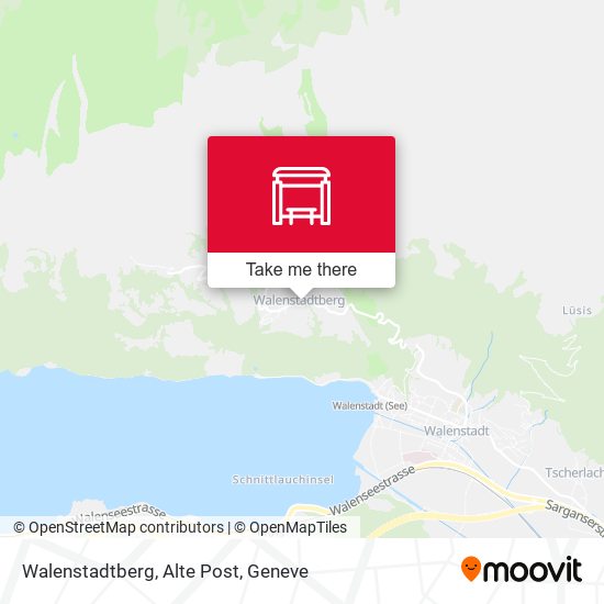 Walenstadtberg, Alte Post map
