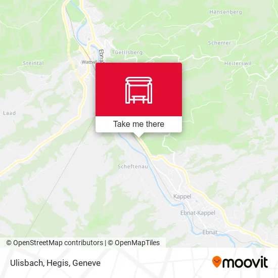 Ulisbach, Hegis map