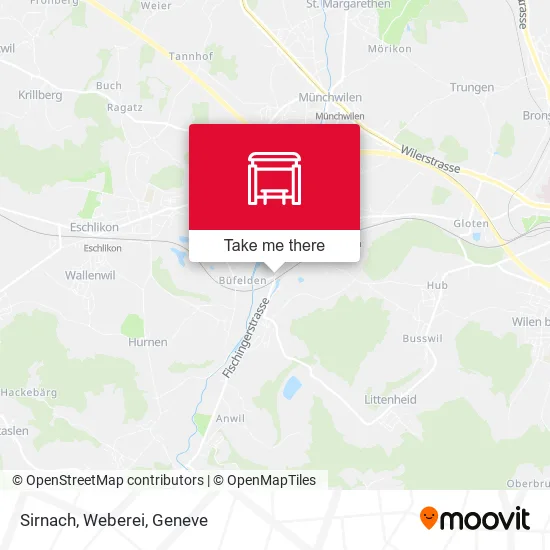 Sirnach, Weberei map