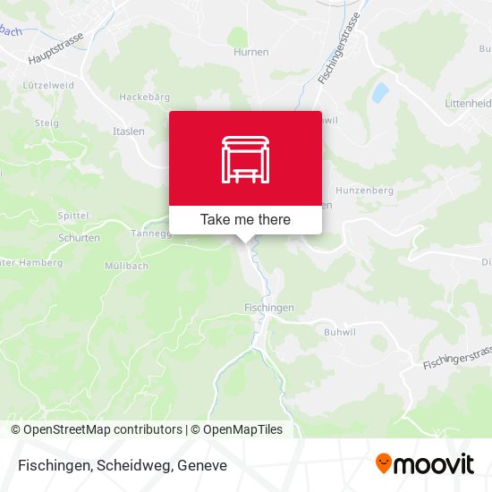 Fischingen, Scheidweg map
