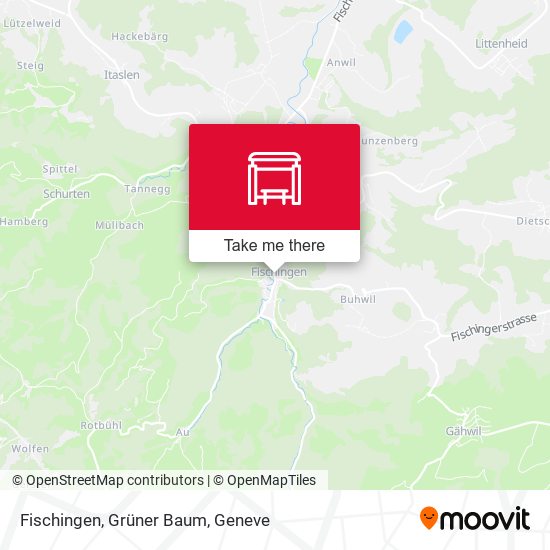 Fischingen, Grüner Baum map