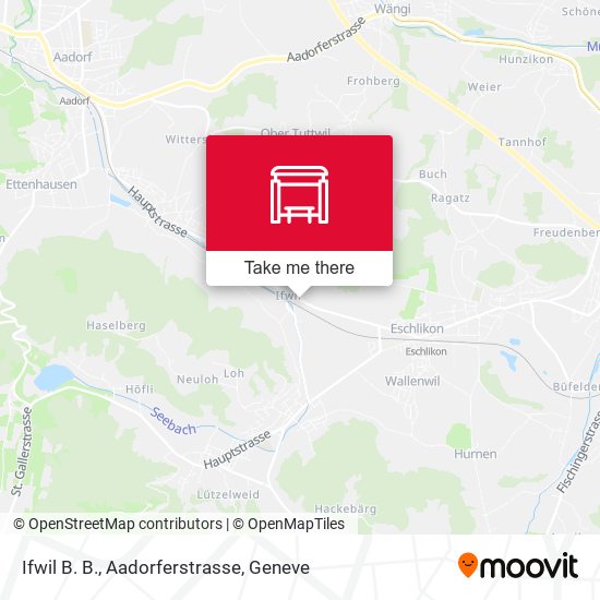 Ifwil B. B., Aadorferstrasse map