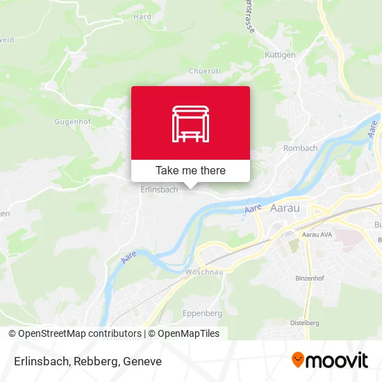 Erlinsbach, Rebberg map