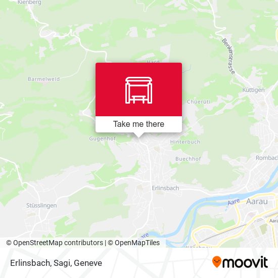 Erlinsbach, Sagi map