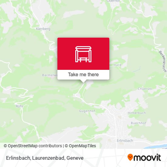 Erlinsbach, Laurenzenbad map