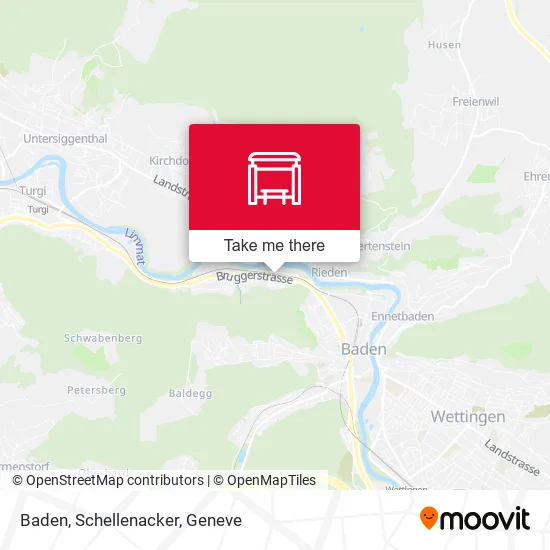 Baden, Schellenacker map