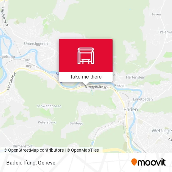 Baden, Ifang map