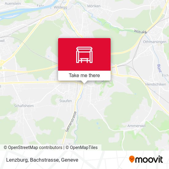 Lenzburg, Bachstrasse map
