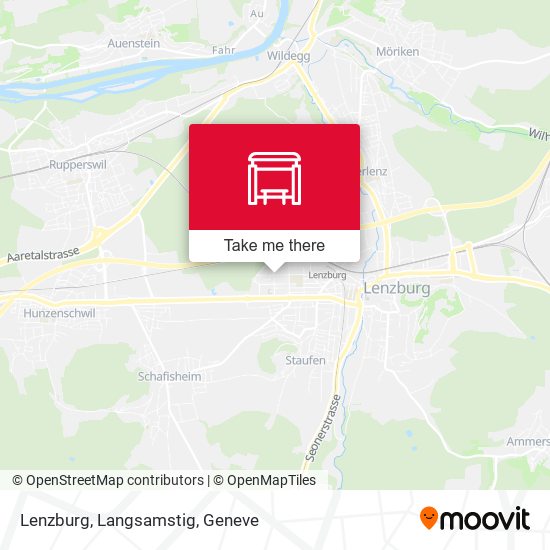 Lenzburg, Langsamstig map