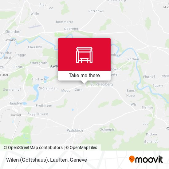 Wilen (Gottshaus), Lauften map