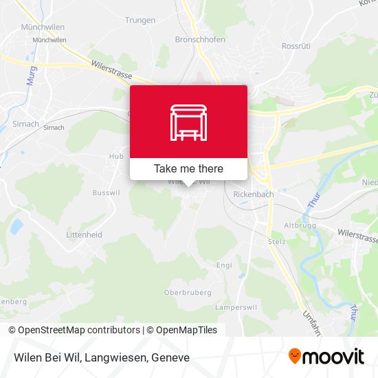 Wilen Bei Wil, Langwiesen map