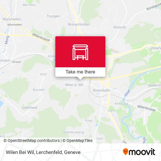 Wilen Bei Wil, Lerchenfeld map