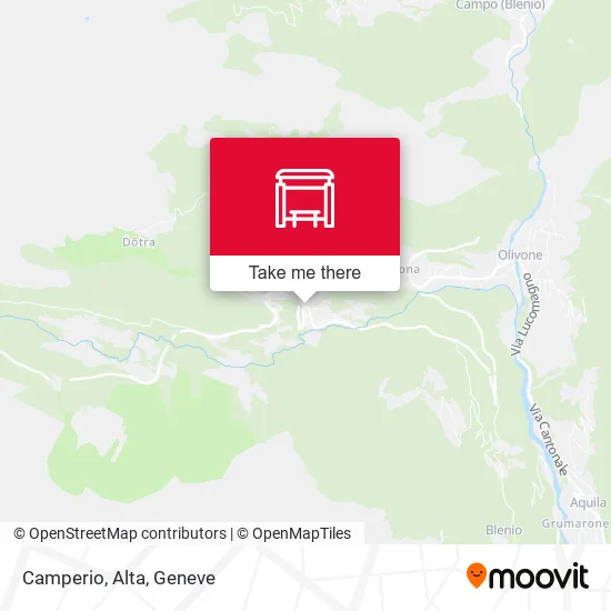 Camperio, Alta map
