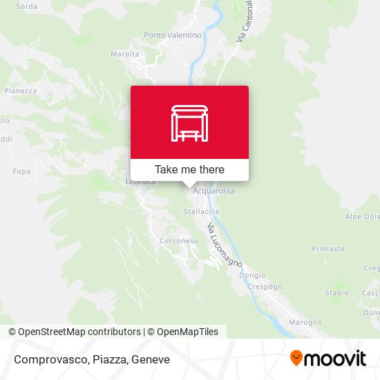 Comprovasco, Piazza map
