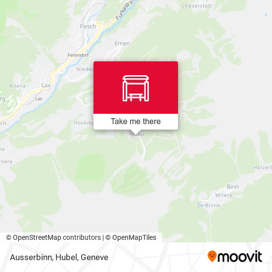 Ausserbinn, Hubel map