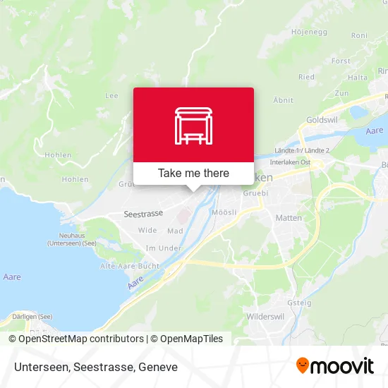Unterseen, Seestrasse map