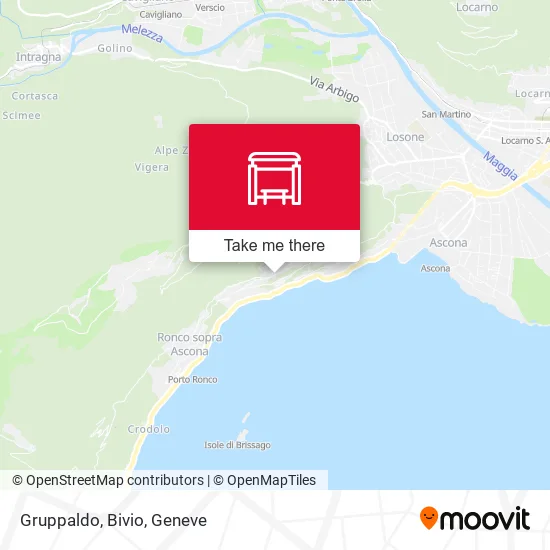 Gruppaldo, Bivio map