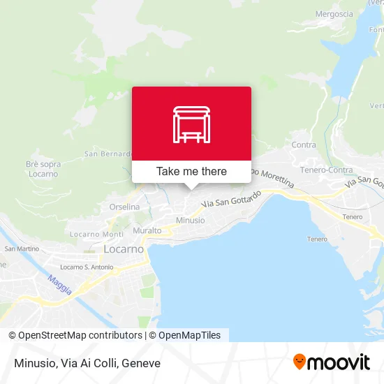 Minusio, Via Ai Colli map