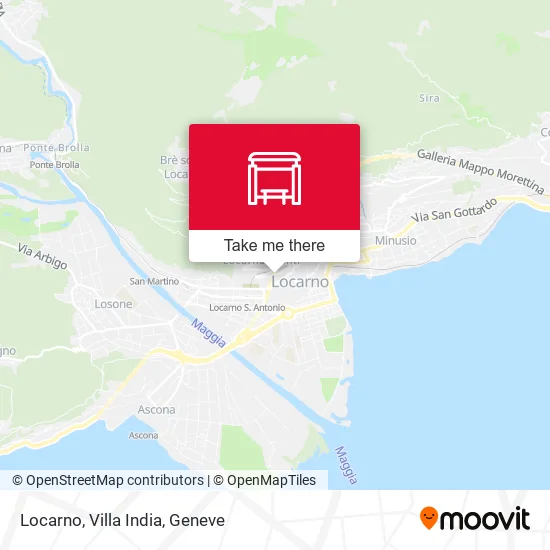 Locarno, Villa India map
