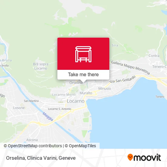 Orselina, Clinica Varini map