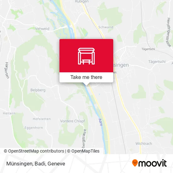 Münsingen, Badi map