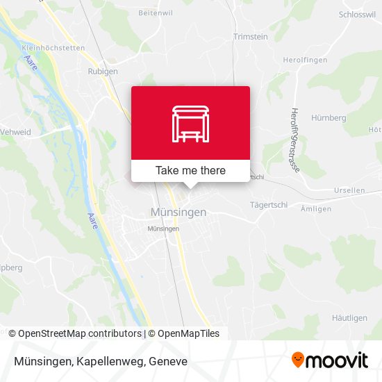 Münsingen, Kapellenweg map