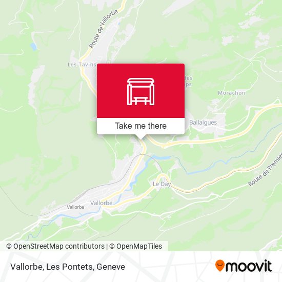 Vallorbe, Les Pontets map