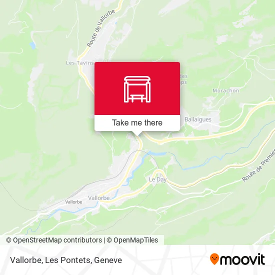 Vallorbe, Les Pontets map