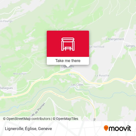 Lignerolle, Église map