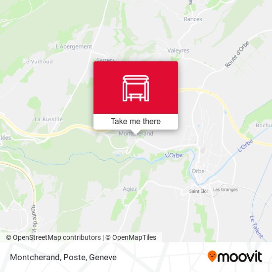 Montcherand, Poste map