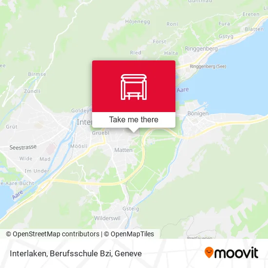 Interlaken, Berufsschule Bzi map