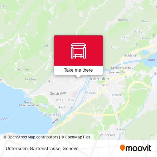 Unterseen, Gartenstrasse map