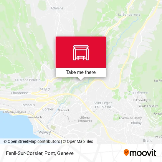 Fenil-Sur-Corsier, Pont map