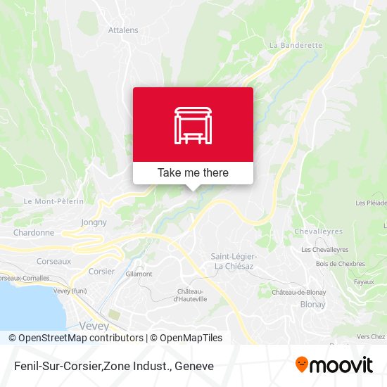 Fenil-Sur-Corsier,Zone Indust. map