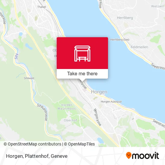 Horgen, Plattenhof map