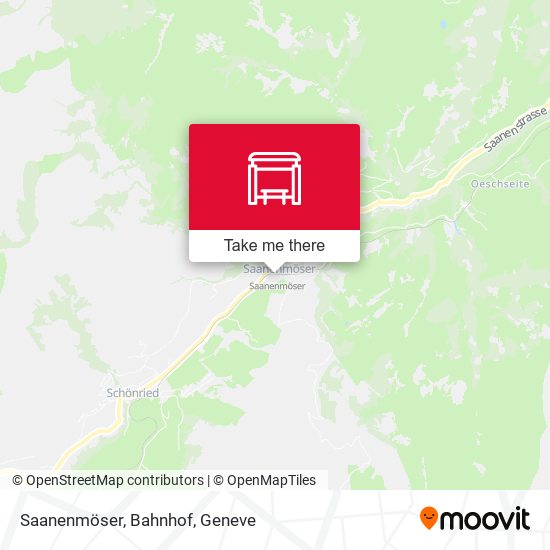Saanenmöser, Bahnhof map
