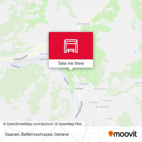 Saanen, Bellerivestrasse map