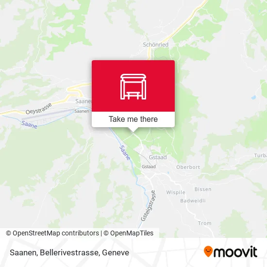 Saanen, Bellerivestrasse map
