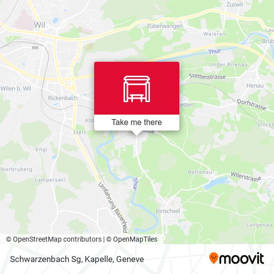 Schwarzenbach Sg, Kapelle map