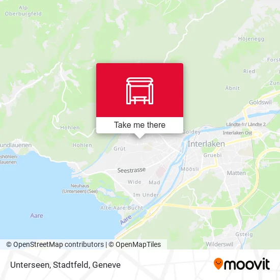 Unterseen, Stadtfeld map