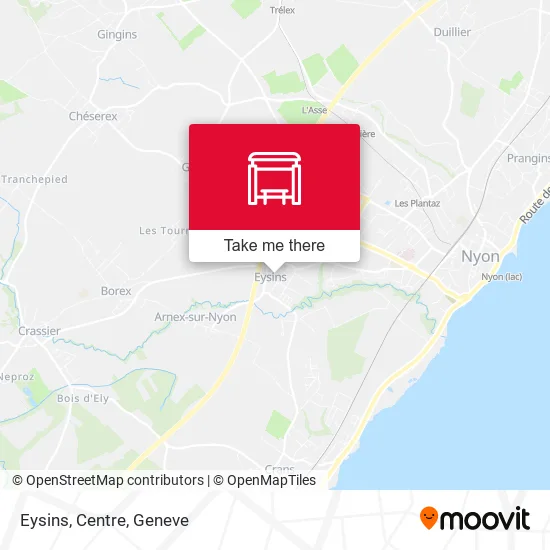 Eysins, Centre map