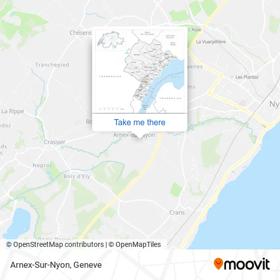 Arnex-Sur-Nyon map